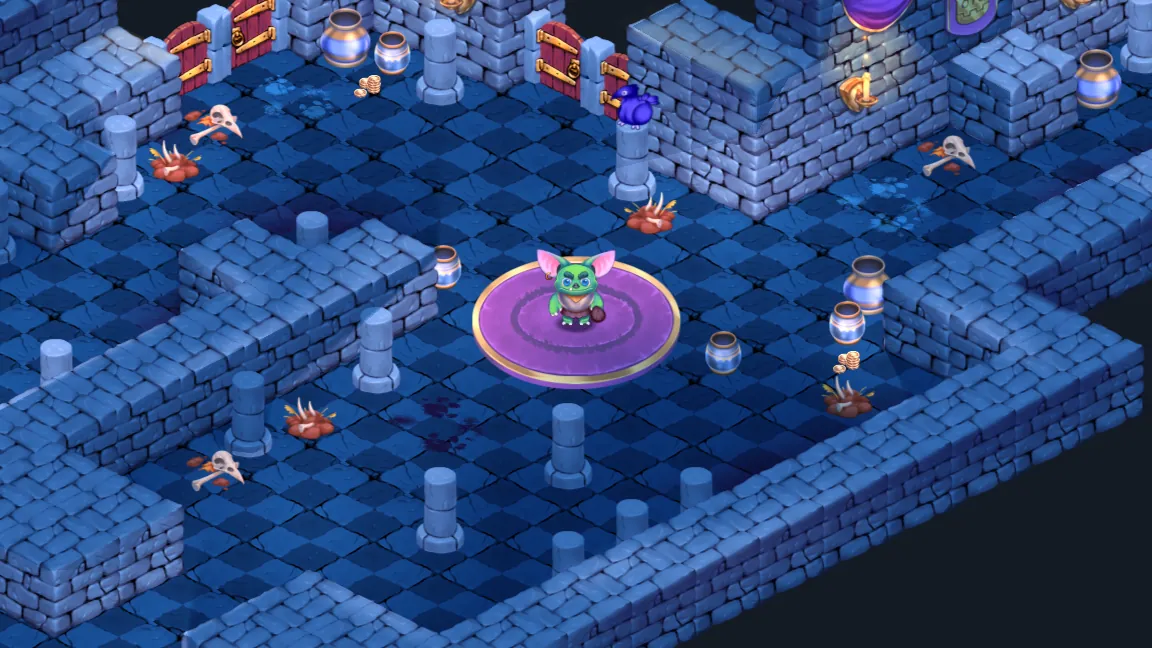 Crypt Crawl — An isometric crawl through torch-lit halls