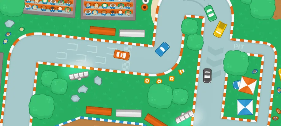 Grand Prix — Top-down racing against three rivals